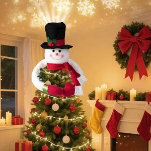 Lighted Christmas Tree Topper